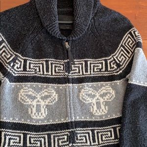 TNA zip up sweater